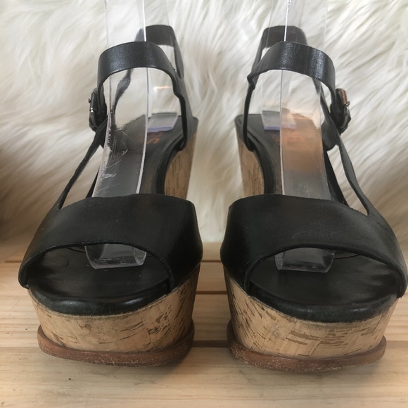 SOLD - Michael Kors Peep Toe Cork Strappy Sandal - Picture 7 of 7